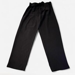 Grace Karin Women’s Black Paper Bag Waist Pants, Sz 2XL